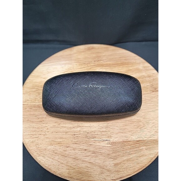 Salvatore Ferragamo Black Clamshell Glasses/Sunglasses Case Hard shell - Picture 1 of 5